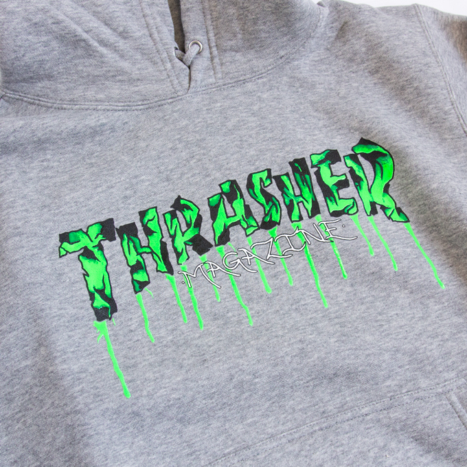 THRASHER（スラッシャー） 【SALE!!】 BLOOD DRIP HOODIE SWEAT PARKA