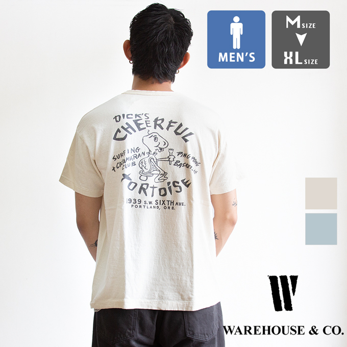WAREHOUSE（ウエアハウス） ウェアハウス Lot 4064 TORTOISE S/S Tee