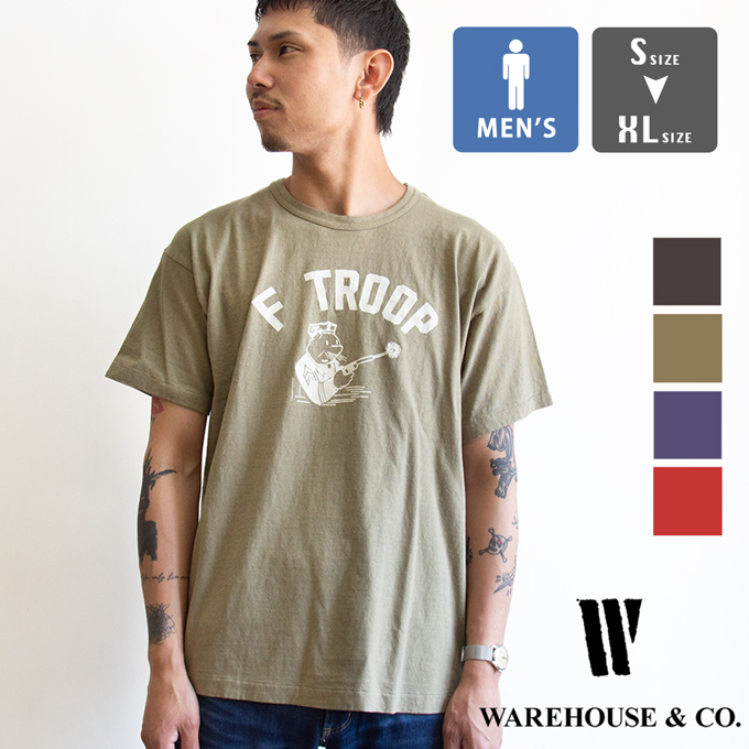 WAREHOUSE（ウエアハウス） ウェアハウス Lot 4064 F TROOP S/S Tee
