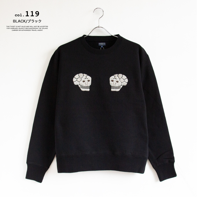 テーラー東洋 / MLB SUKA CREW SWEAT EMBROIDERED テーラー東洋 / SUKA CREW SWEAT EMBROIDERED “SKULL & SNAKE”