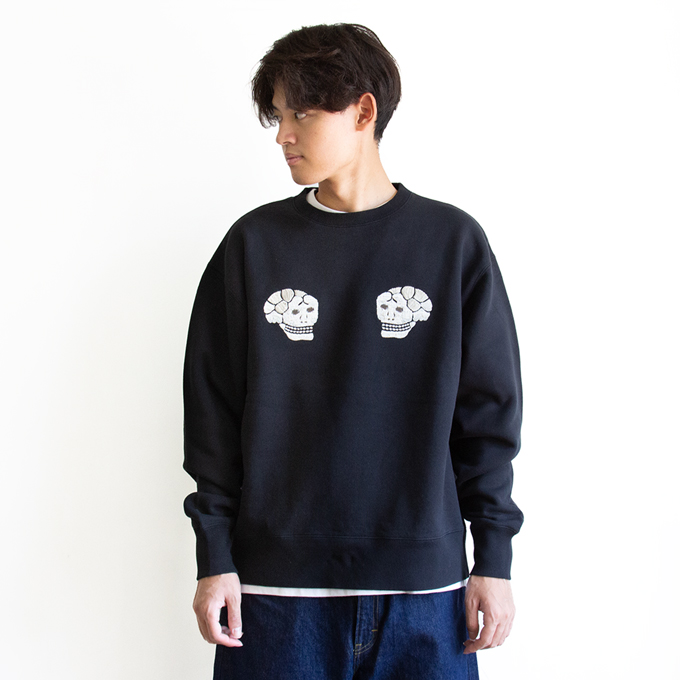 TAILOR TOYO テーラー東洋 SUKA CREW SWEAT EMBROIDERED 「SKULL