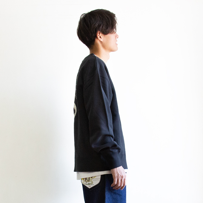 TAILOR TOYO テーラー東洋 SUKA CREW SWEAT EMBROIDERED 「SKULL
