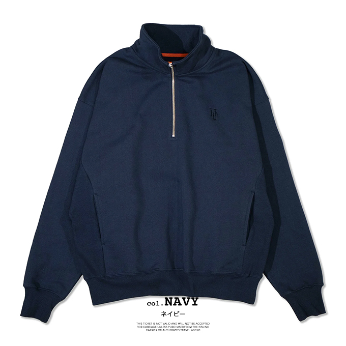 UNIVERSAL OVERALL（ユニバーサルオーバーオール） SWEAT HALF ZIP