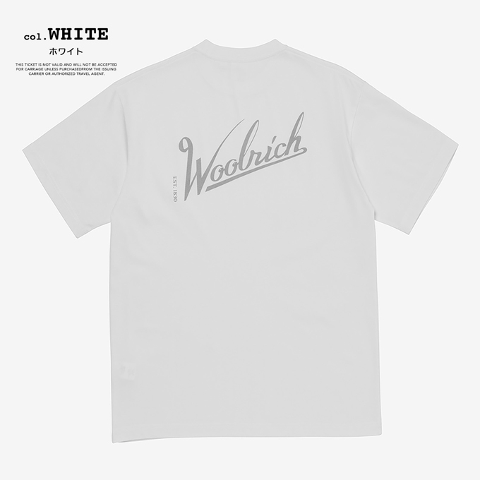WOOLRICH ウールリッチ LOGO PRINT S/S T-SHIRT ロゴ プリント