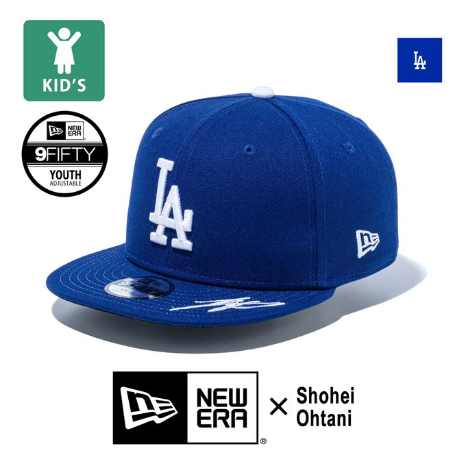 LA Dodgers Shohei Ohtani New Era Cap Royal Blue Fitted Hat MLB 5950