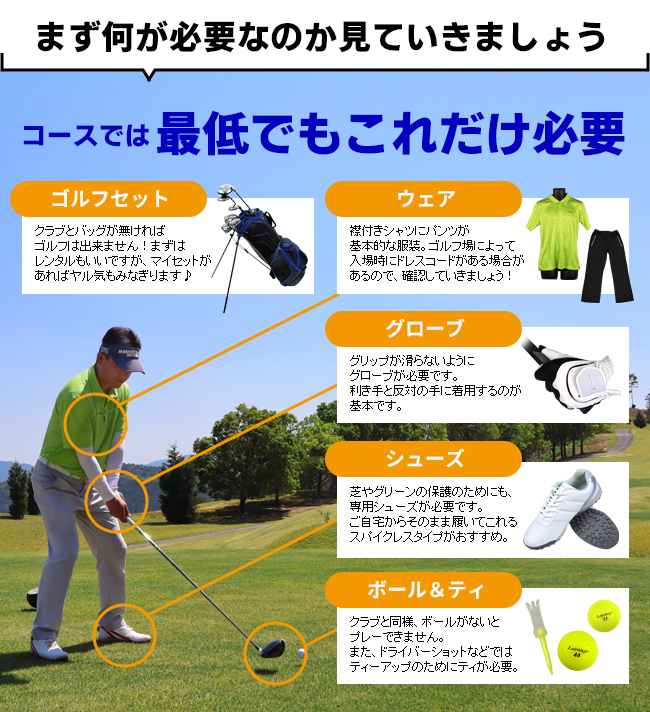 製造直販ゴルフ屋 - おまとめセット(ゴルフクラブ＋小物付)（ゴルフ