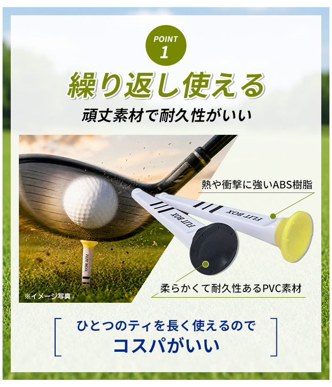 �S���t�e�B �����O�e�B 80mm �܂�ɂ��� �ϋv�� �{�[�����悹�₷�� �^�t���C���e�B 4�{�� FLIT BOX �� �֘A�摜3