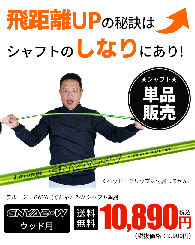 ゴルフ スイング練習 超やわらかシャフト単品 ラルージュ GNYA