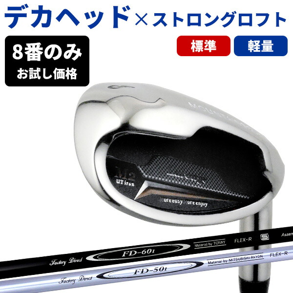 ドデカアイアン Larouge-M2 （FD-60：標準シャフト） 8番のみお試し