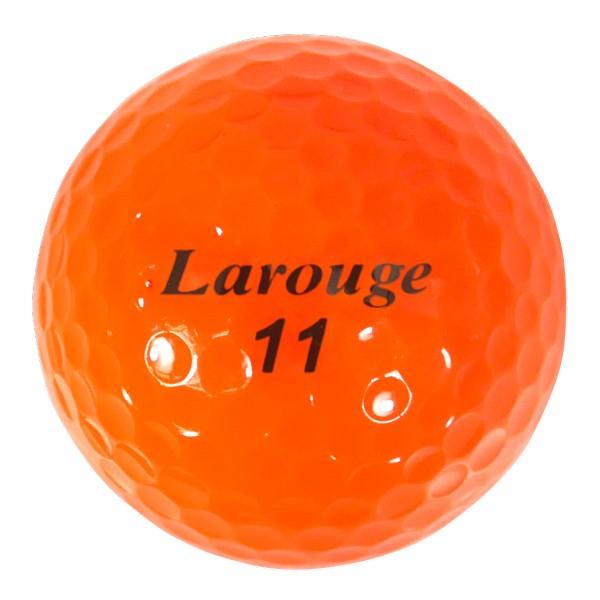 GWも毎日出荷OK ゴルフボール 新品 1ダース カラー Larouge ビビットカラーボール 12球+ポーチ付 ダブルナンバー 土日祝も出荷OK ※｜jenet｜03