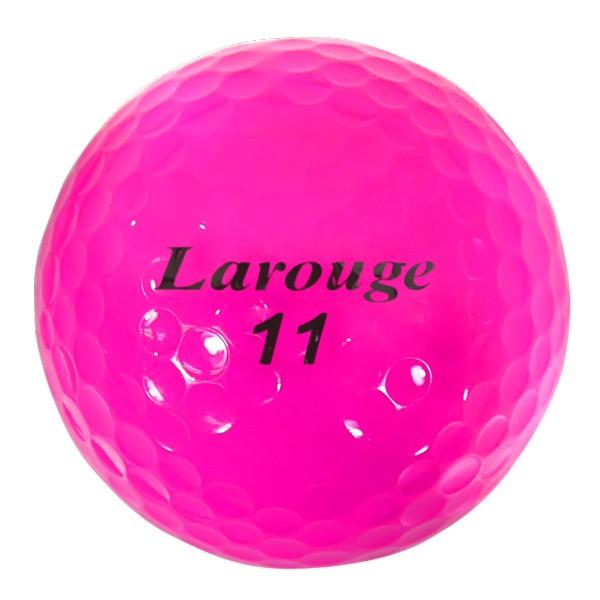 GWも毎日出荷OK ゴルフボール 新品 1ダース カラー Larouge ビビットカラーボール 12球+ポーチ付 ダブルナンバー 土日祝も出荷OK ※｜jenet｜04