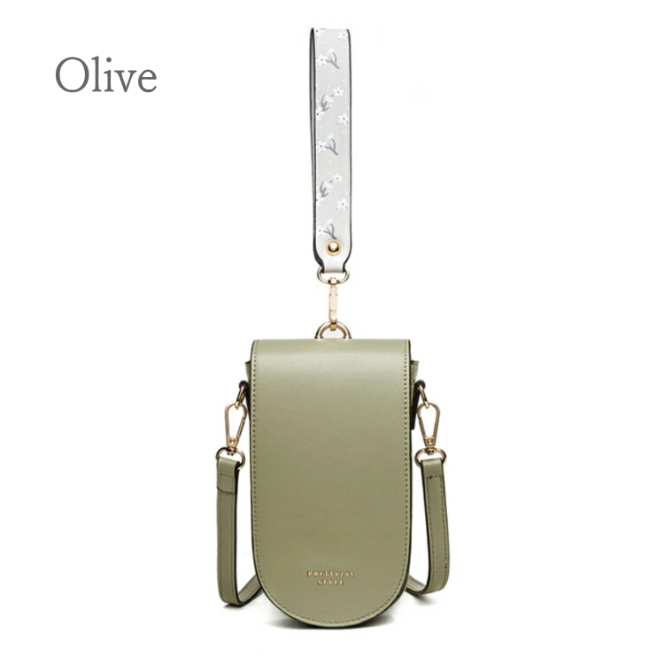 スマホポシェット ポーチ 上品 お財布携帯 2WAY ショルダー ストラップ