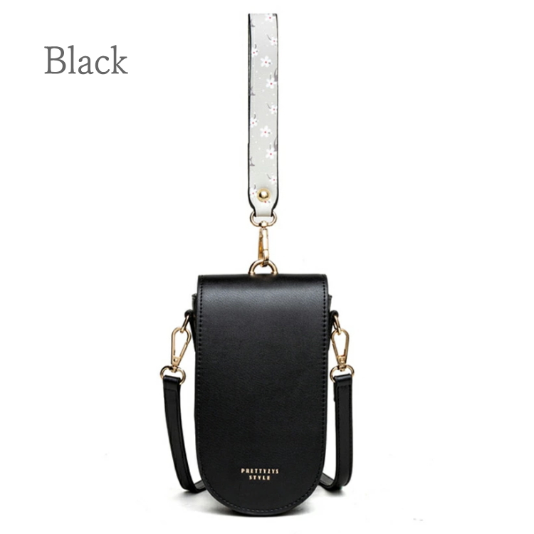 スマホポシェット ポーチ 上品 お財布携帯 2WAY ショルダー ストラップ