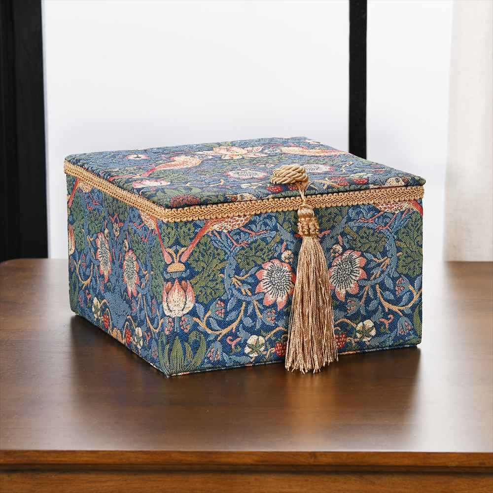 新品　ジェニファーテイラー ボックス 2ヶセット いちご泥棒 ジェニファーテイラー ボックス 2ヶセット いちご泥棒 小物入れ 収納