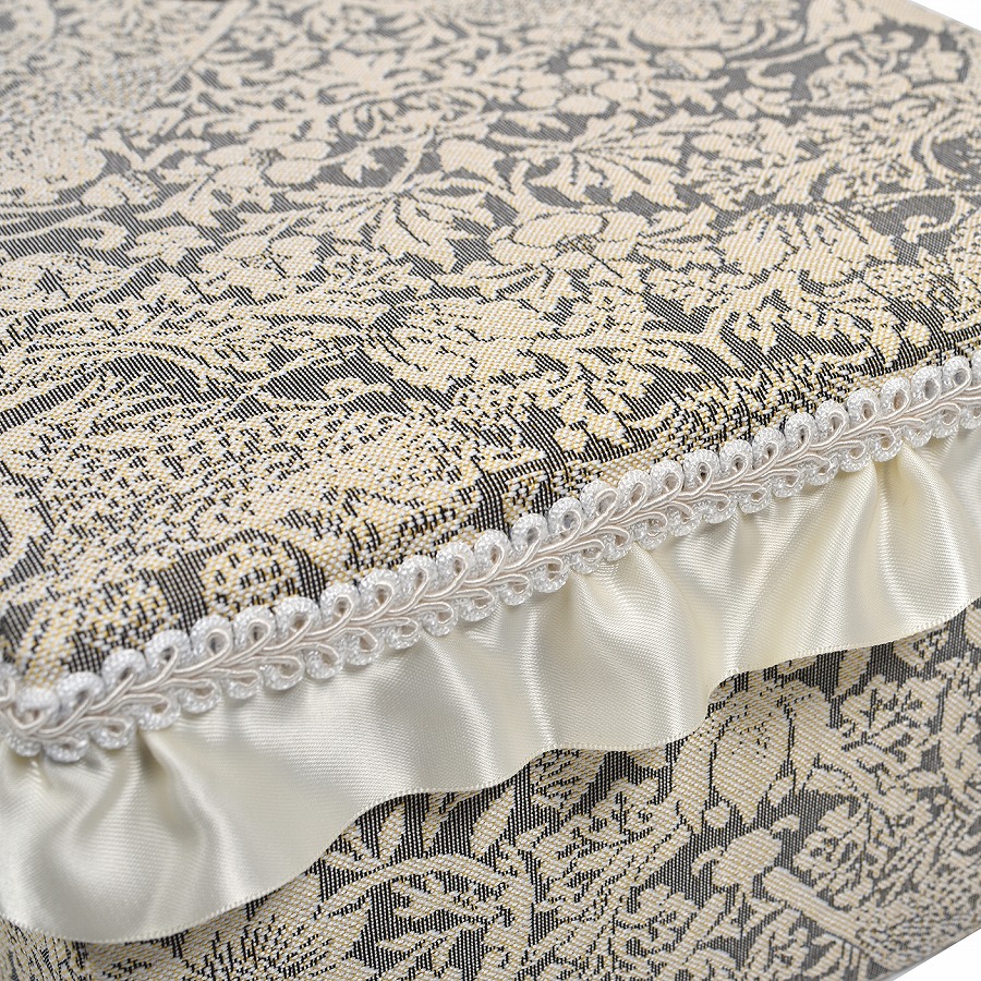 ジェニファーテイラー ボックス 2ヶセット いちご泥棒 グレー 大小 2個