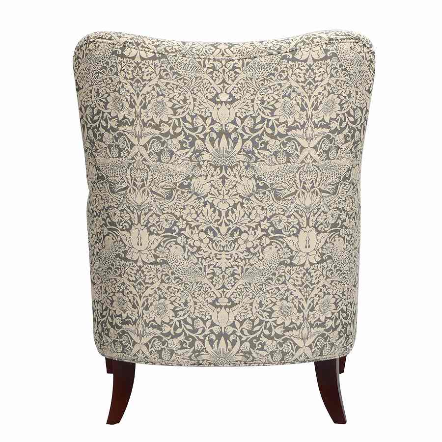 ジェニファーテイラー アームチェア 1人掛け いちご泥棒 グレー