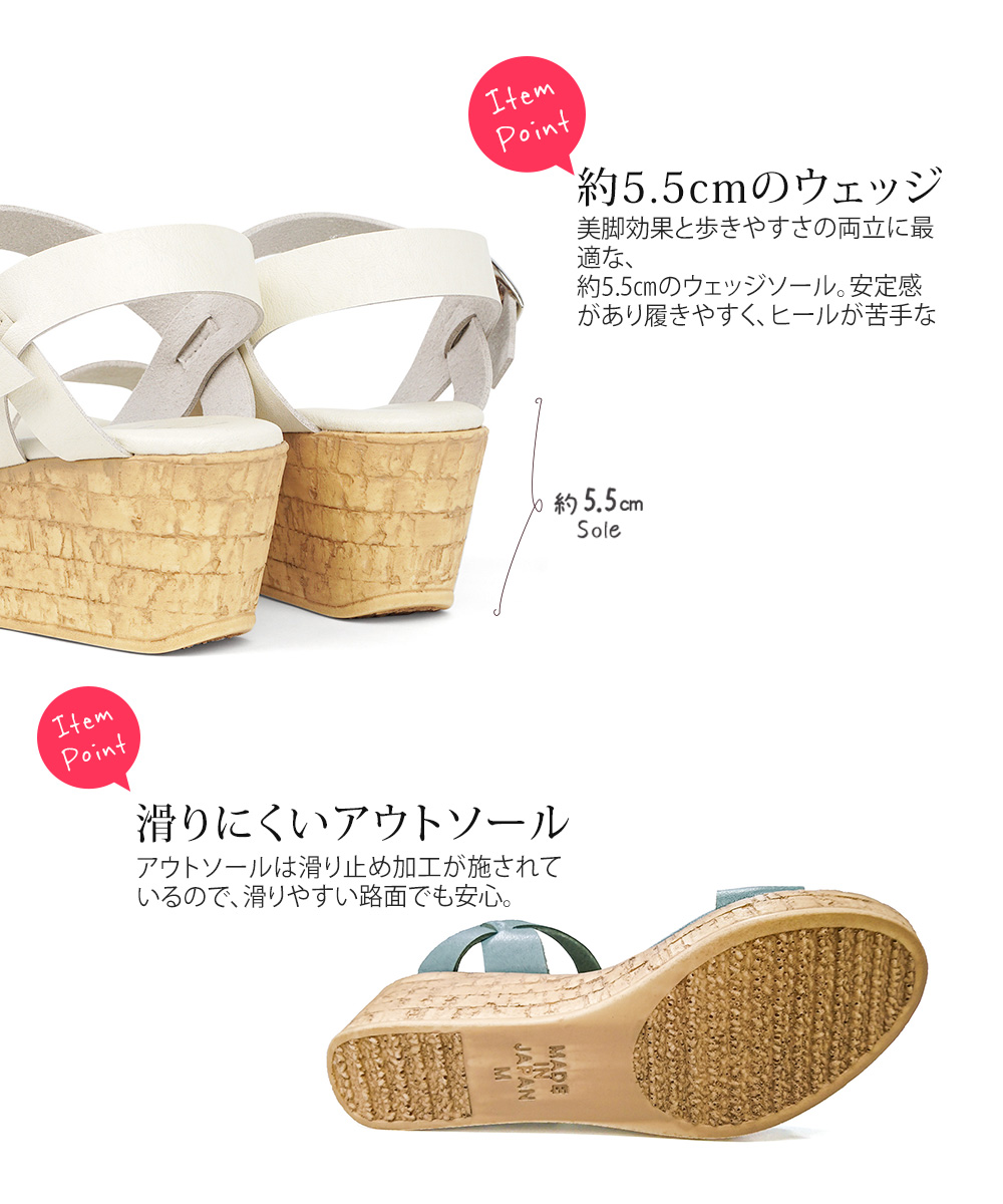 サンダル レディース 厚底 バックストラップ ...の詳細画像5