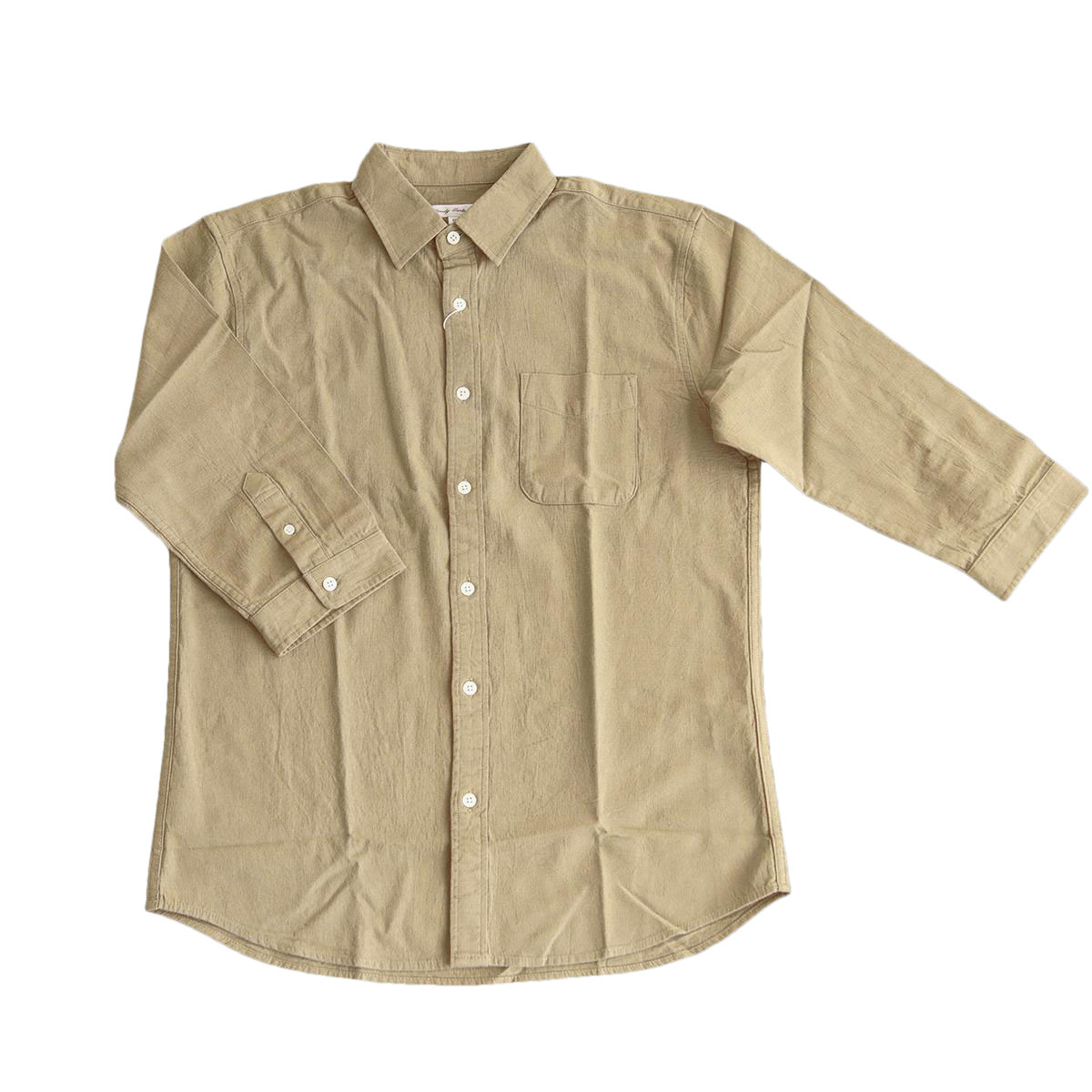 パナマ シャツ 七分袖 メンズ 綿100％ コットン 通気性 涼しい ボタン リラックス ナチュラル 春夏 M L XL LL 24122 爆買 | ブランド登録なし | 08