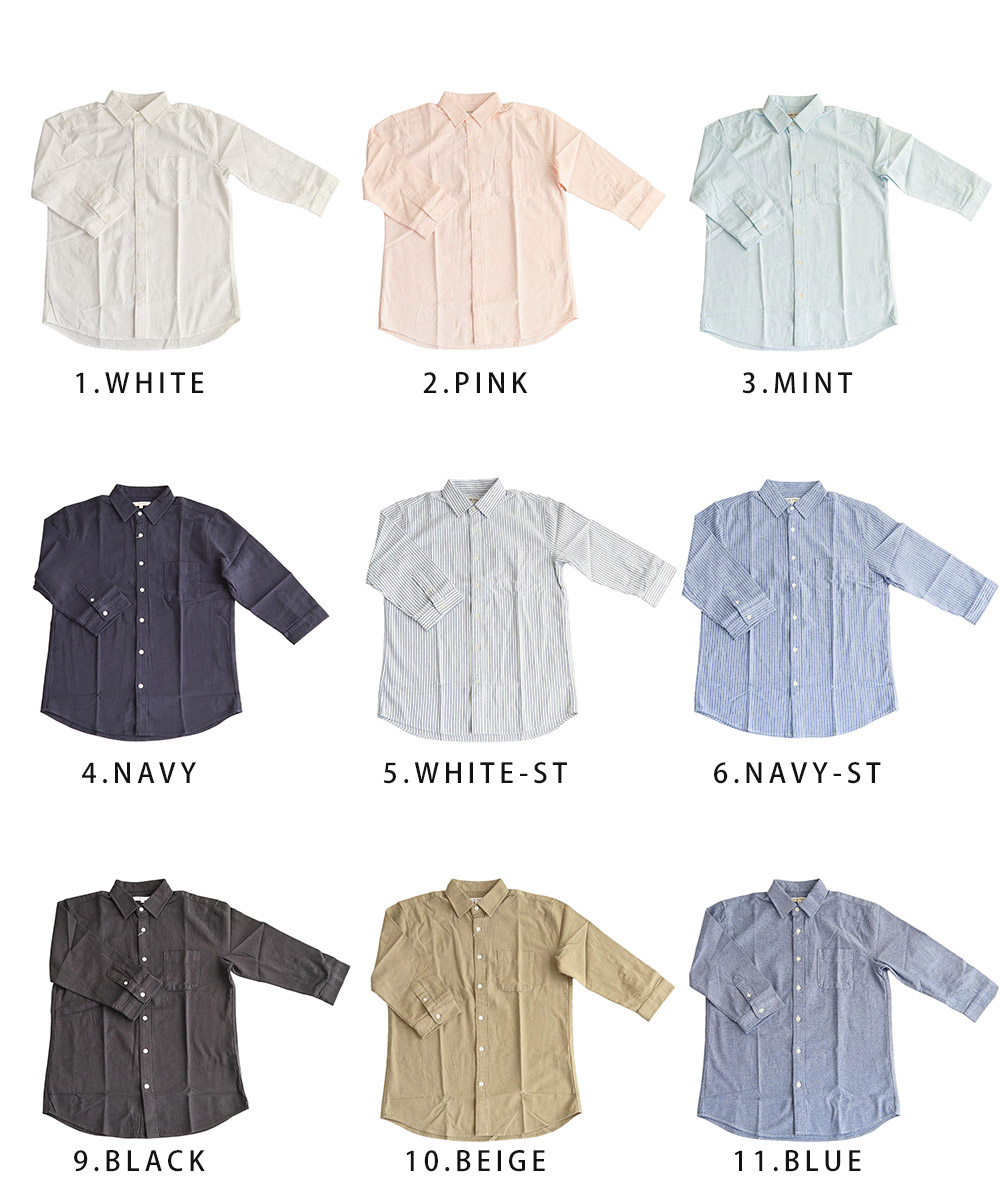 パナマ シャツ 七分袖 メンズ 綿100％ コットン 通気性 涼しい ボタン リラックス ナチュラル 春夏 M L XL LL 24122 爆買 | ブランド登録なし | 16