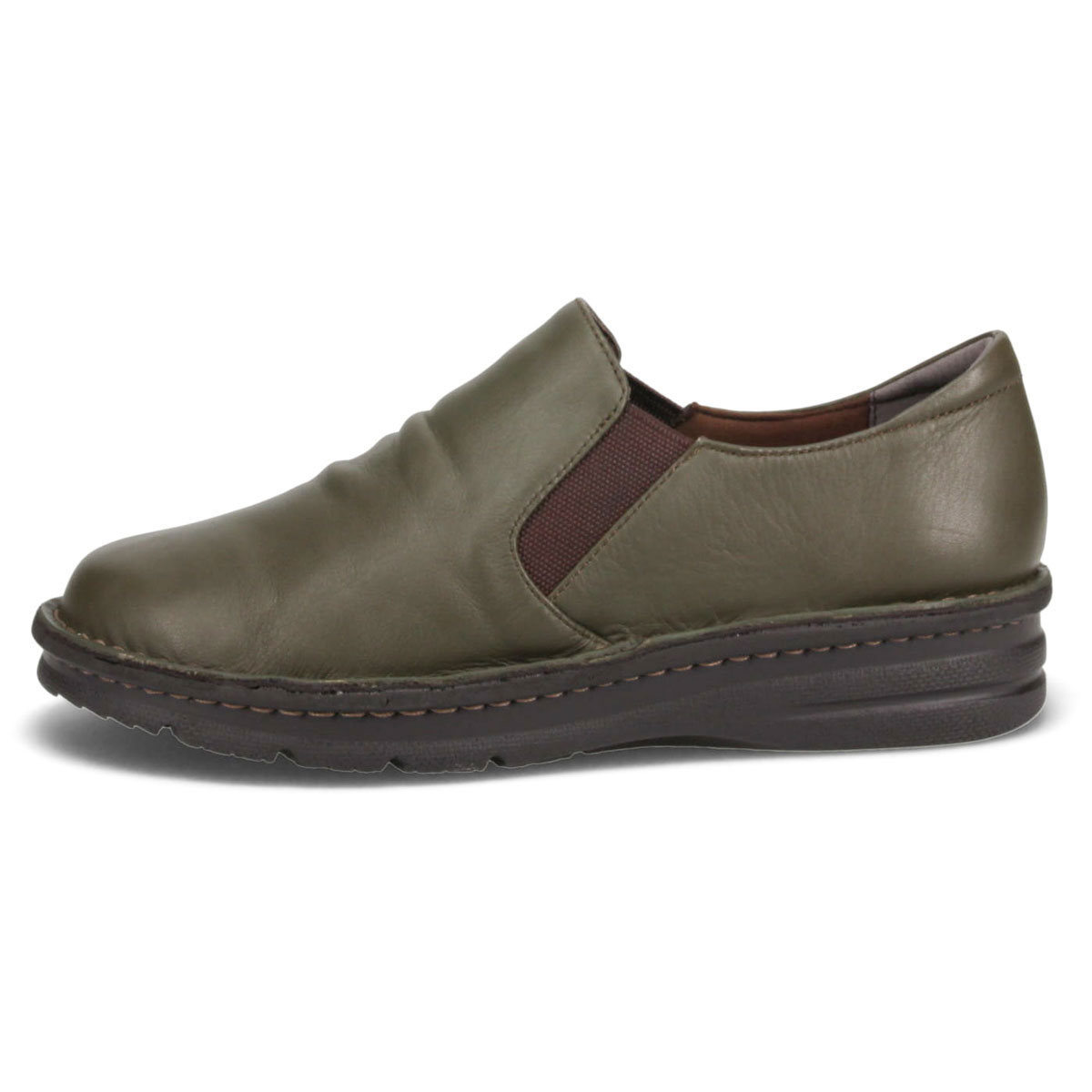 Rakuchin（らくちん） カジュアルシューズ 本革 レディース スリッポン