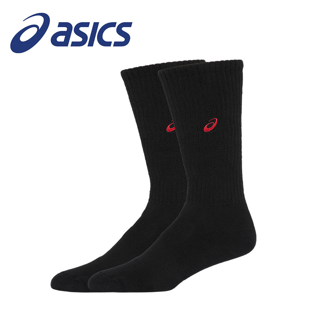 アシックス バレーボール ハイソックス レディース メンズ 厚手 ジュニア 靴下 ロゴ ロング スポーツ 中学生 高校生 定番 トレーニング 部活 3053A137 asics | ASICS | 02