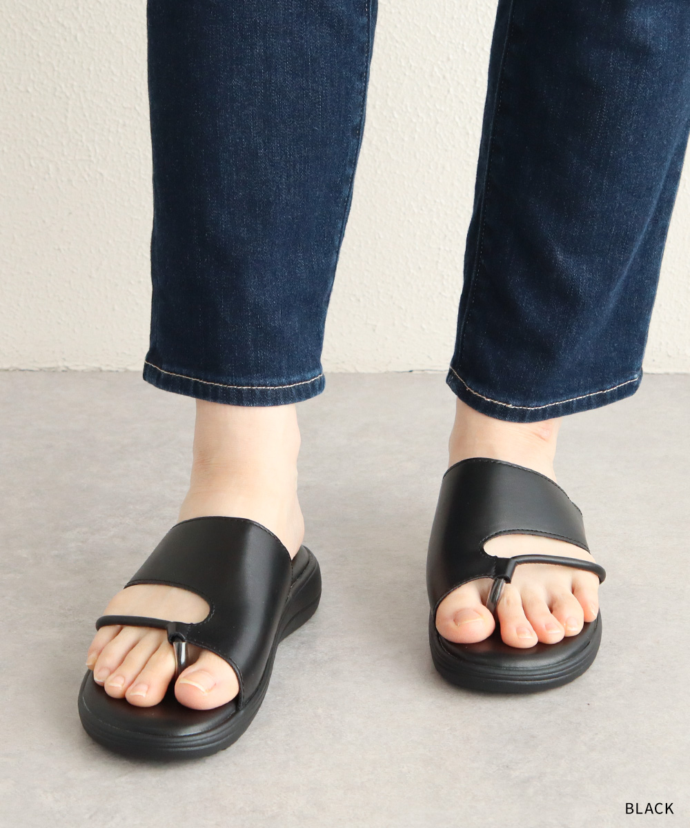 Belle Scarpe サンダル レディース オープントゥ ローヒール 黒 ブラック ベージュ パイソン柄 ヘビ柄 ベルスカルパ 557-1007 爆買 | ブランド登録なし | 05