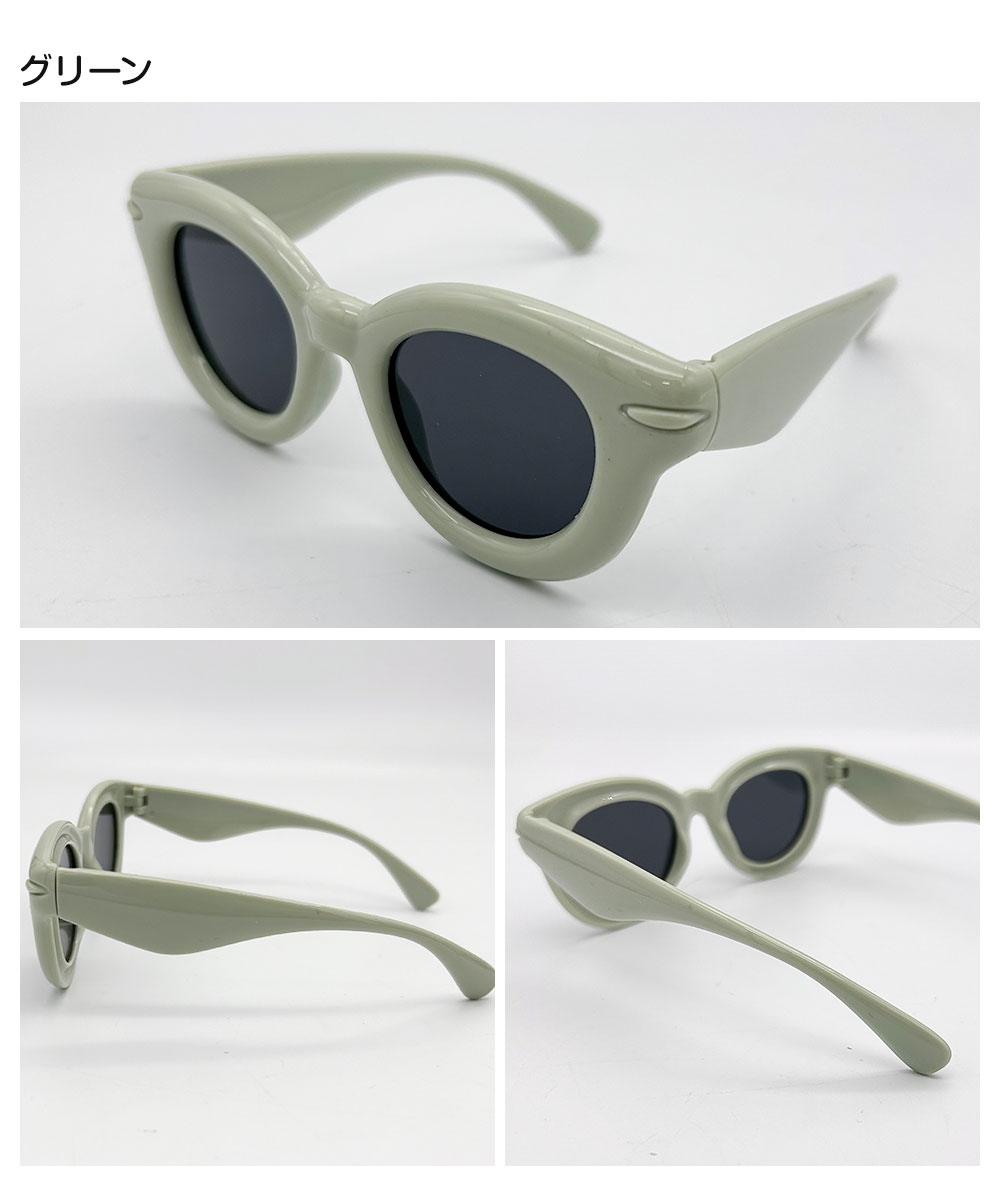 サングラス キッズ 子ども 色付きグラス カラーフレーム 丸眼鏡 メガネ 写真映え SNS映え 撮影 Ampersand アンパサンド 6281015 爆買 | Ampersand（子ども服） | 11