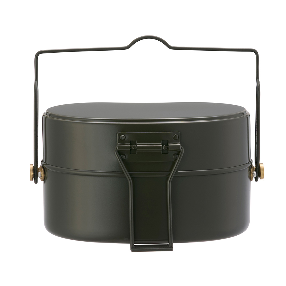 金属製飯盒 3個セット 陸自仕様 Amazon.co.jp: 雷鳥飯盒 セカンドロット アウトドアクッカー