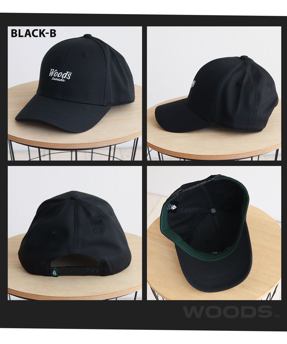 WOODS キャップ メンズ 帽子 レディース uvカット ロゴ 刺繍 コットン ベースボールキャップ ローキャップ ウッズ 90wds-034 | Woods | 07