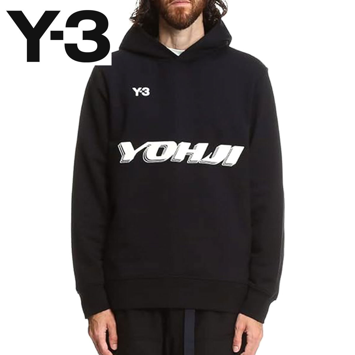 ワイスリー y-3 パーカー HT4732 グラフィック メンズ 黒 ブラック ヨウジヤマモト Y-...