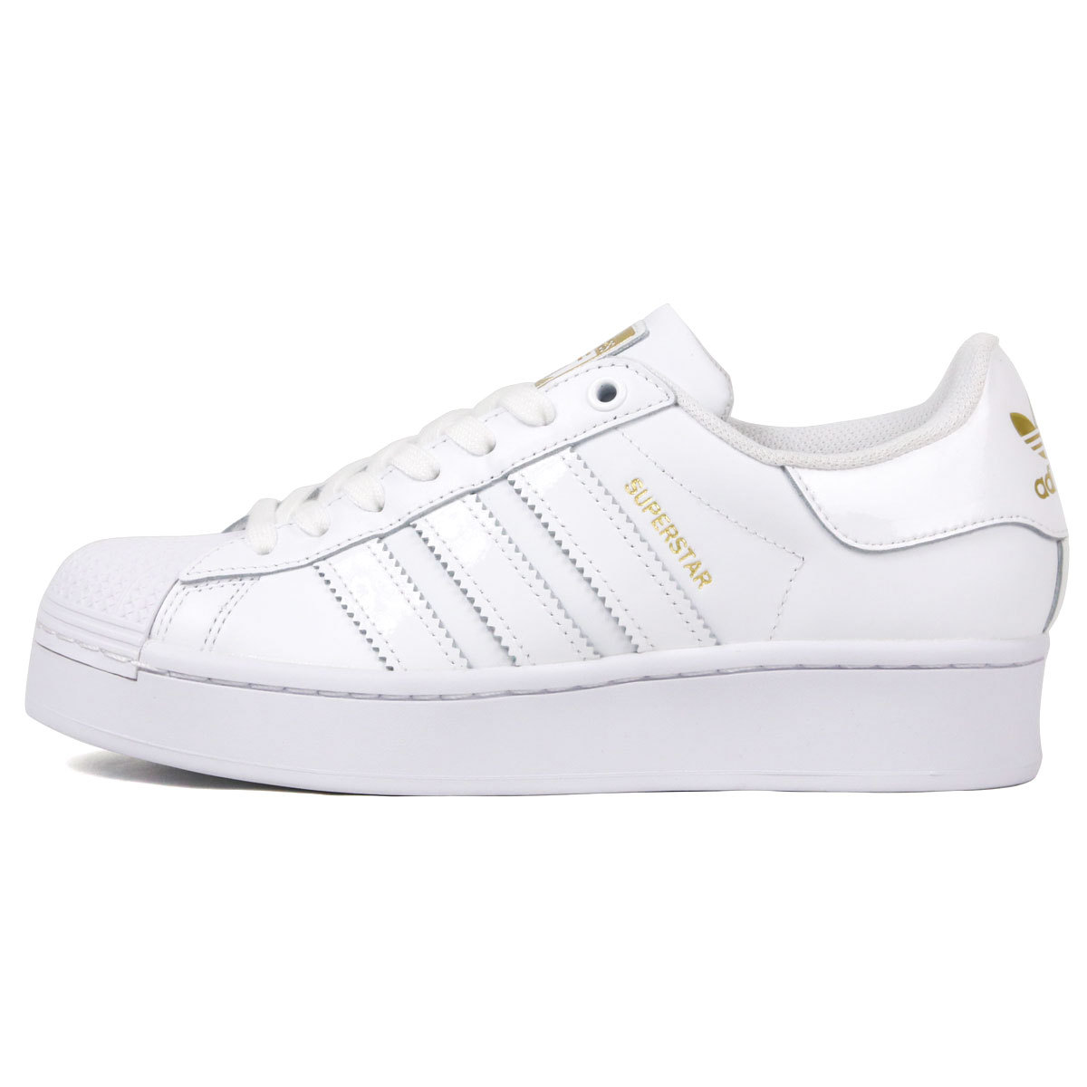 アディダス スーパースター スニーカー レディース 厚底 白 ローカット シンプル 厚底スニーカー ジュニア シューズ 通学 ホワイト ゴールド Fv3334 Ad Superstar Bold W Jerico Yahoo 店 通販 Yahoo ショッピング