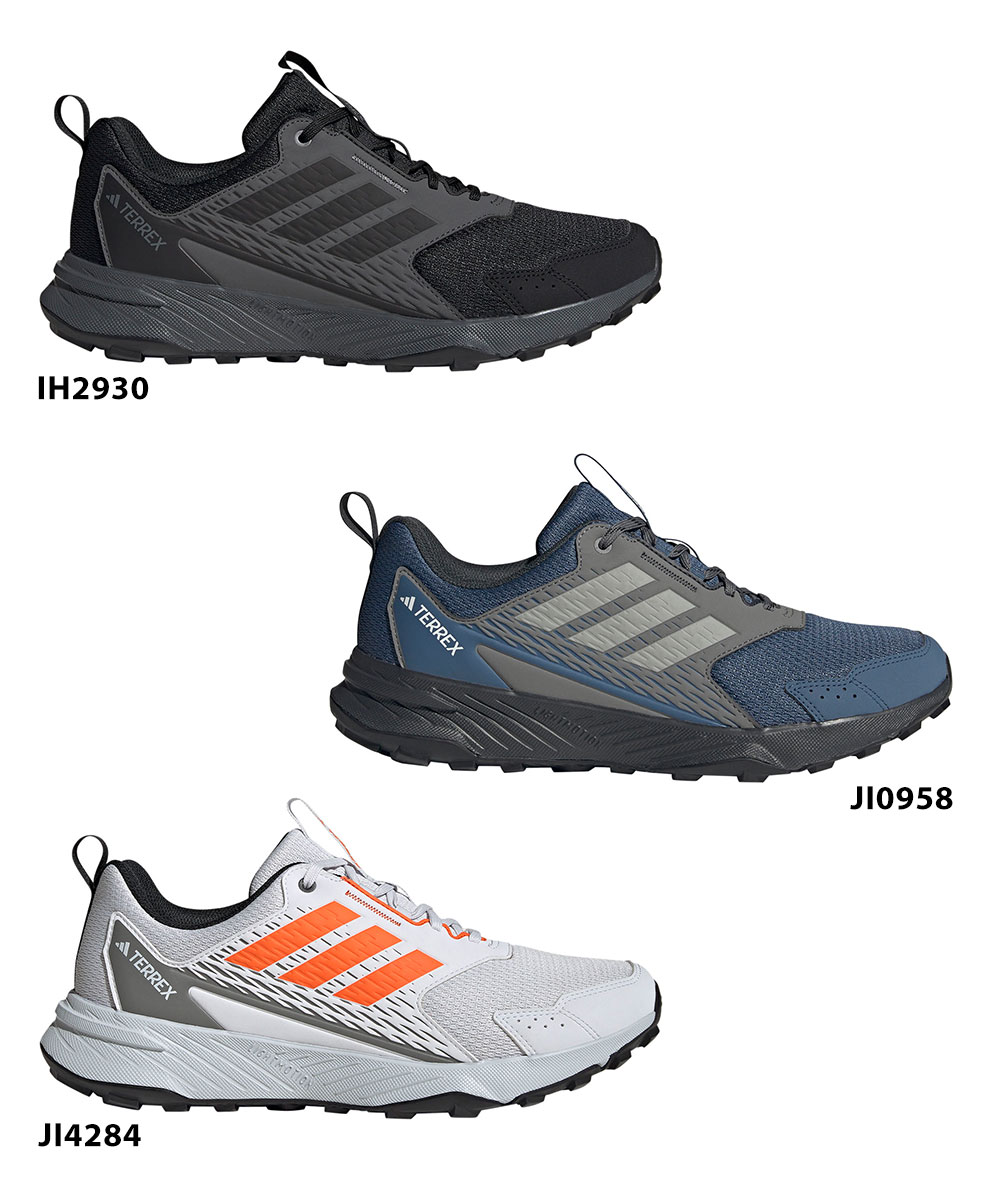 アディダス トレイルランニングシューズ メンズ ローカット 紳士 靴 登山 ブラック 黒 グレー テレックス TERREX TRACEFINDER 2 | adidas | 10