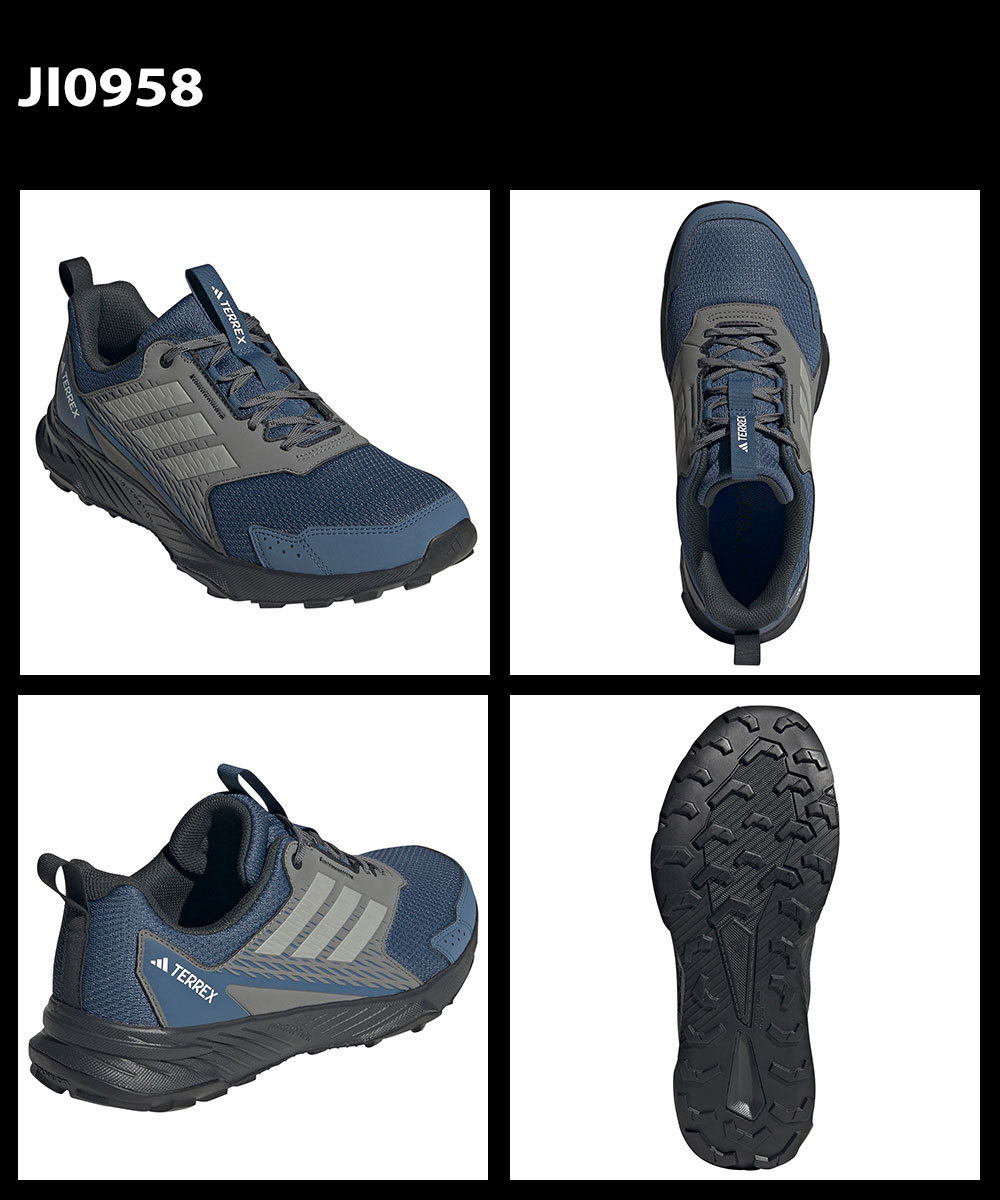 アディダス トレイルランニングシューズ メンズ ローカット 紳士 靴 登山 ブラック 黒 グレー テレックス TERREX TRACEFINDER 2 | adidas | 07