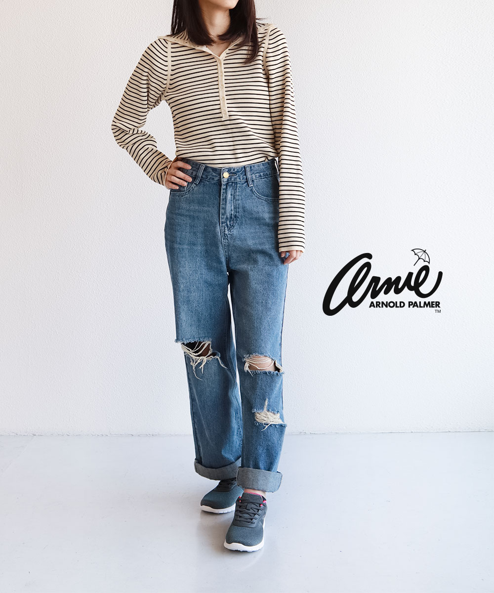 アーノルドパーマー スニーカー レディース 靴 シューズ ローカット 手ぶらで履ける スライドフィット ジュニア ウォーキング ジム 疲れにくい シンプル 爆買 | Arnold Palmer | 08