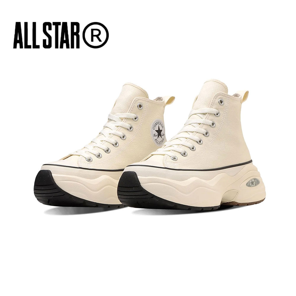 コンバース オールスター R サージトレーナー ハイカット 厚底 スニーカー メンズ レディース 黒 ブラック 白 ホワイト converse