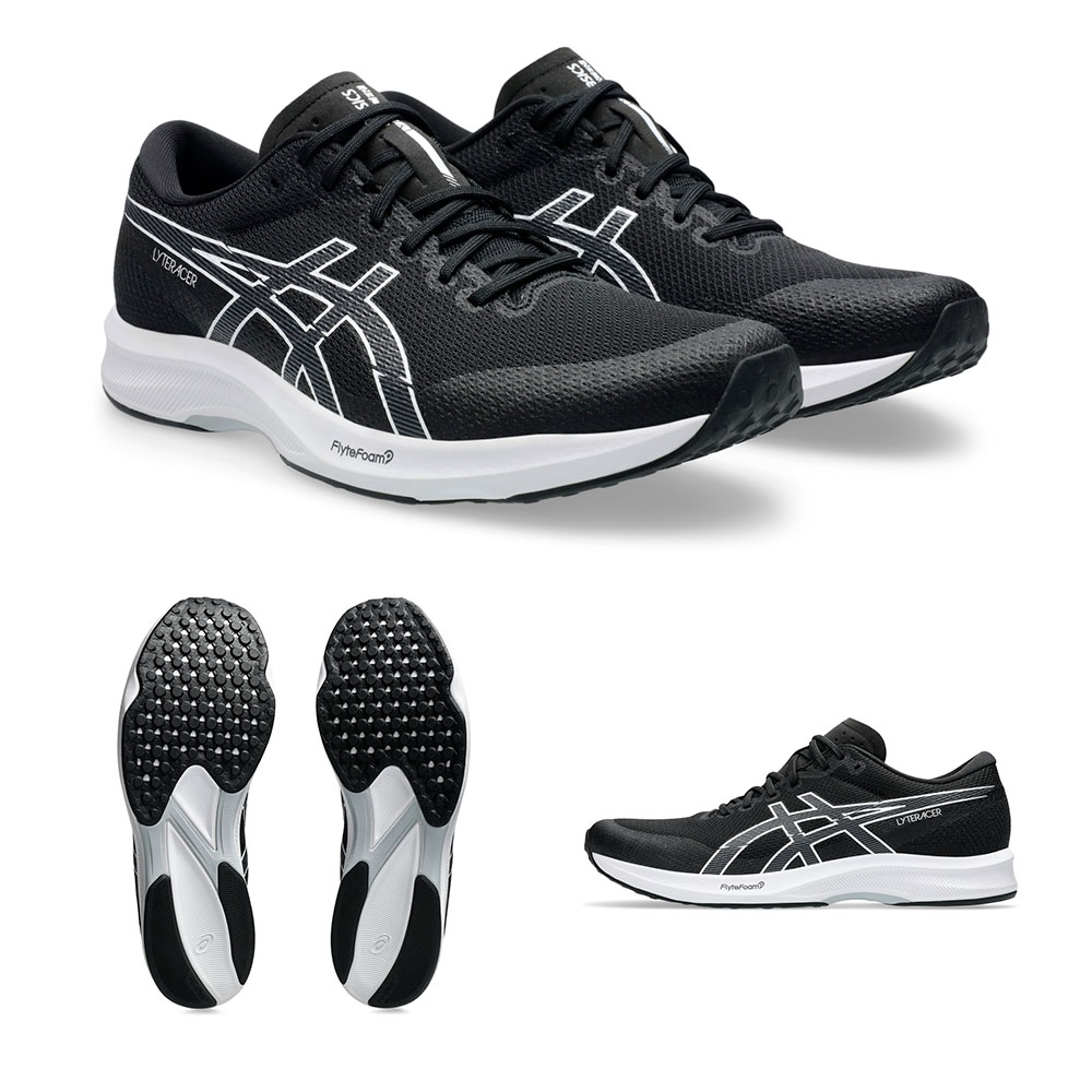 アシックス ランニングシューズ LYTERACER 6 ライトレーサー6 トレーニングシューズ ジョギング マラソン 陸上ランニングシューズ 幅広 asics 1011b970 爆買 | ASICS | 12