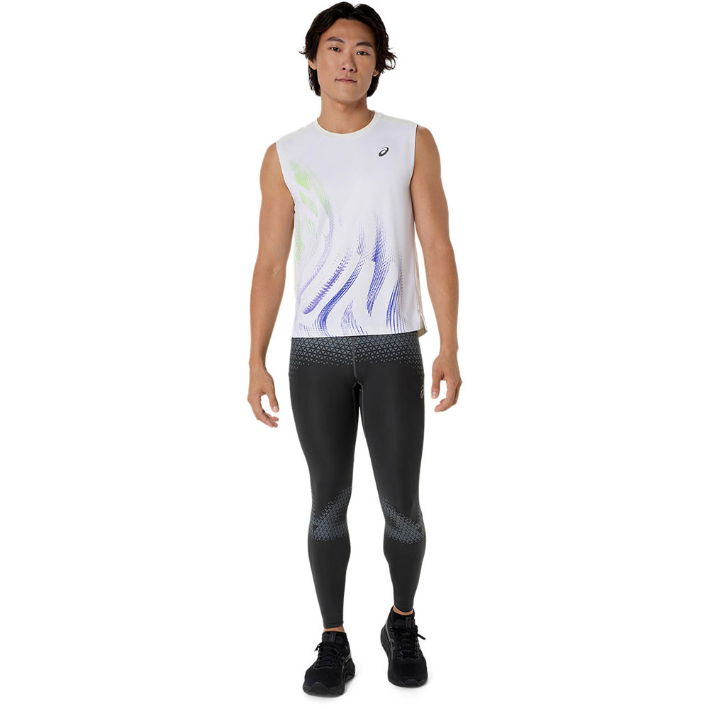 アシックス ランニング スポーツタイツ メンズ MOTION MUSCLE SUPPORT ランニングタイツ コンプレッションタイツ タイツ 陸上 スポーツ asics 2011d008 爆買 | ASICS | 13