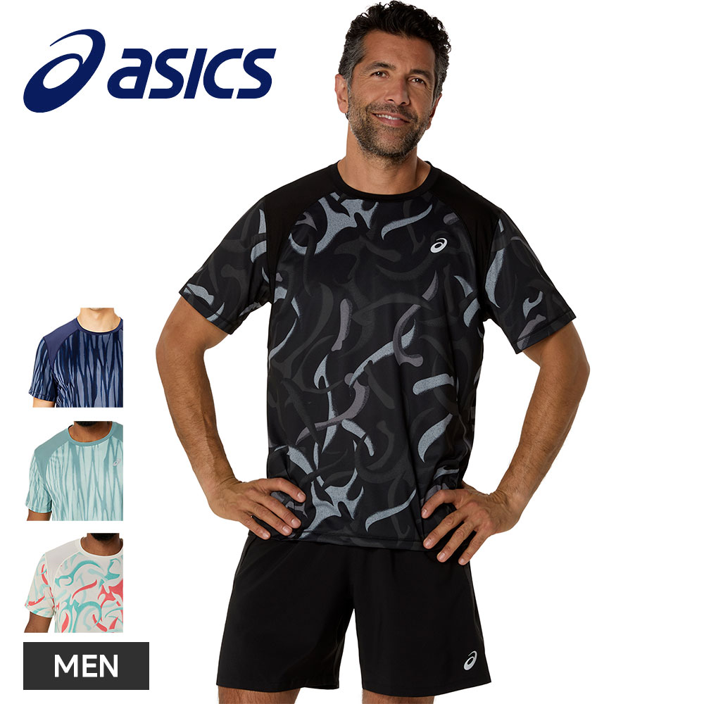 アシックス ランニングウェア Tシャツ メンズ 半袖シャツ 吸汗速乾 ACTIBREEZE マラソン ジョギング 陸上 練習着 スポーツ トレーニング asics 2011d092