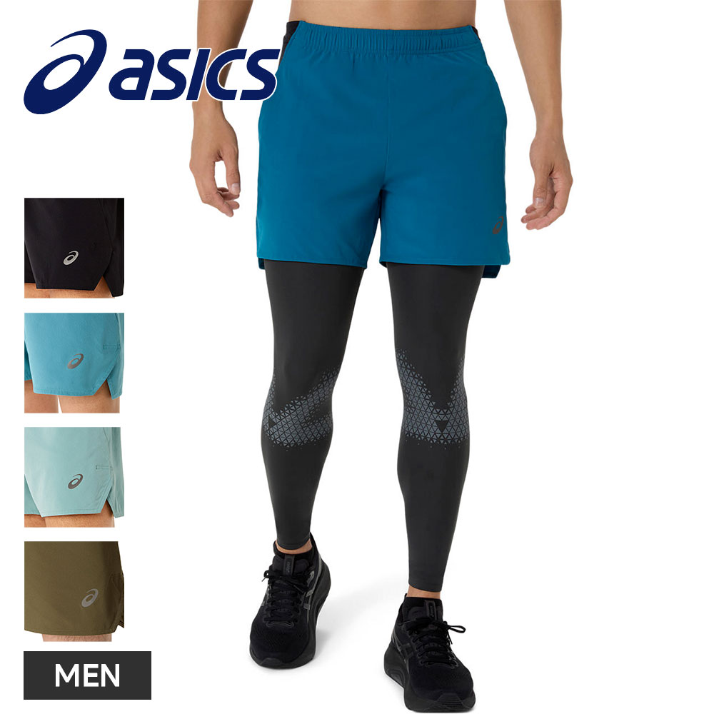 アシックス ランニング マルチポケット ショートパンツ メンズ 吸汗速乾 軽量 ランニング マラソン トレーニング スポーツウェア asics ショーツ 2011d100 爆買 | ASICS