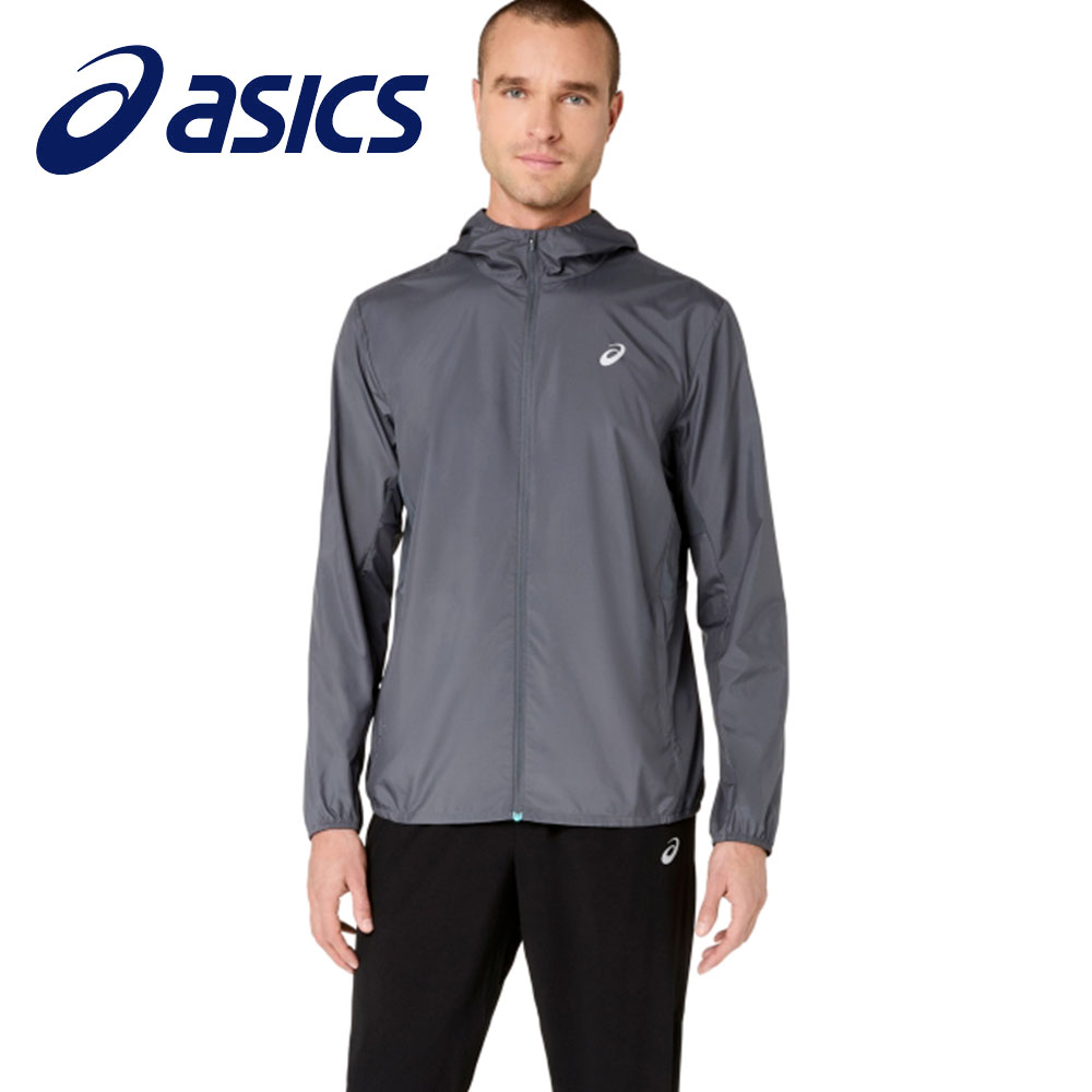 アシックス ウィンドブレーカー 撥水 吸汗速乾 フード付き ランニング ジョギング マラソン スポーツ トレーニング asics ランニングドライジャケット 2011d235 | ASICS | 02