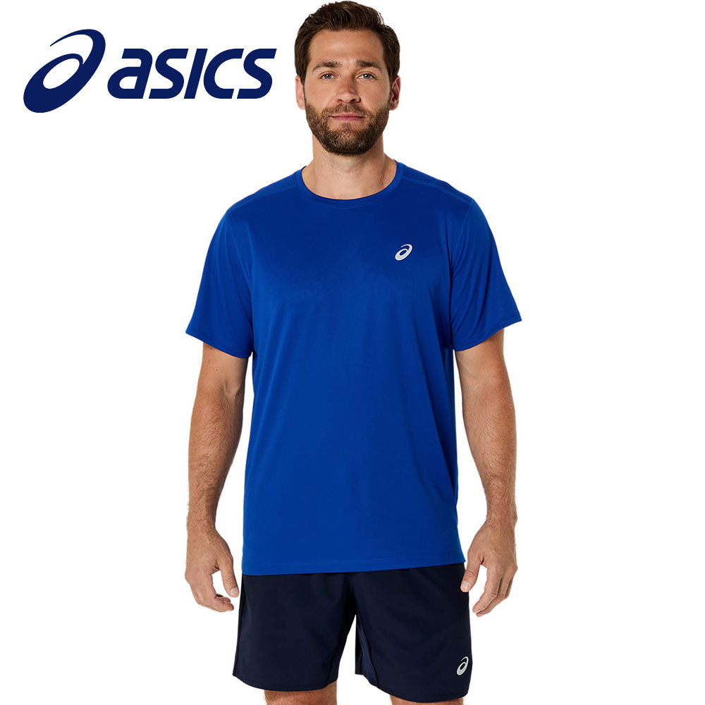 アシックス Tシャツ メンズ 半袖 吸汗速乾 スポーツ トレーニング 運動 シャツ メンズ 半袖 黒 男性用 asics ランニングドライ半袖シャツ 2011d242 爆買 | ASICS | 04