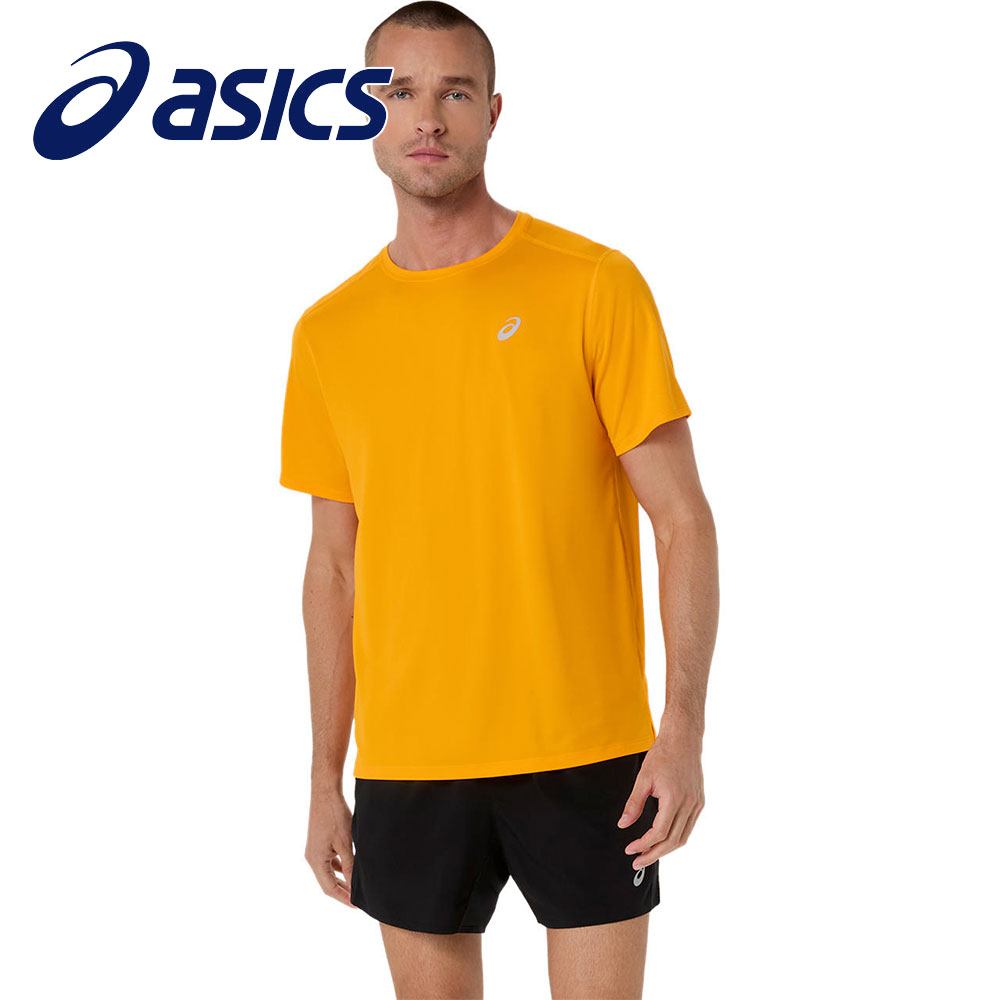 アシックス Tシャツ メンズ 半袖 吸汗速乾 スポーツ トレーニング 運動 シャツ メンズ 半袖 黒 男性用 asics ランニングドライ半袖シャツ 2011d242 爆買 | ASICS | 06