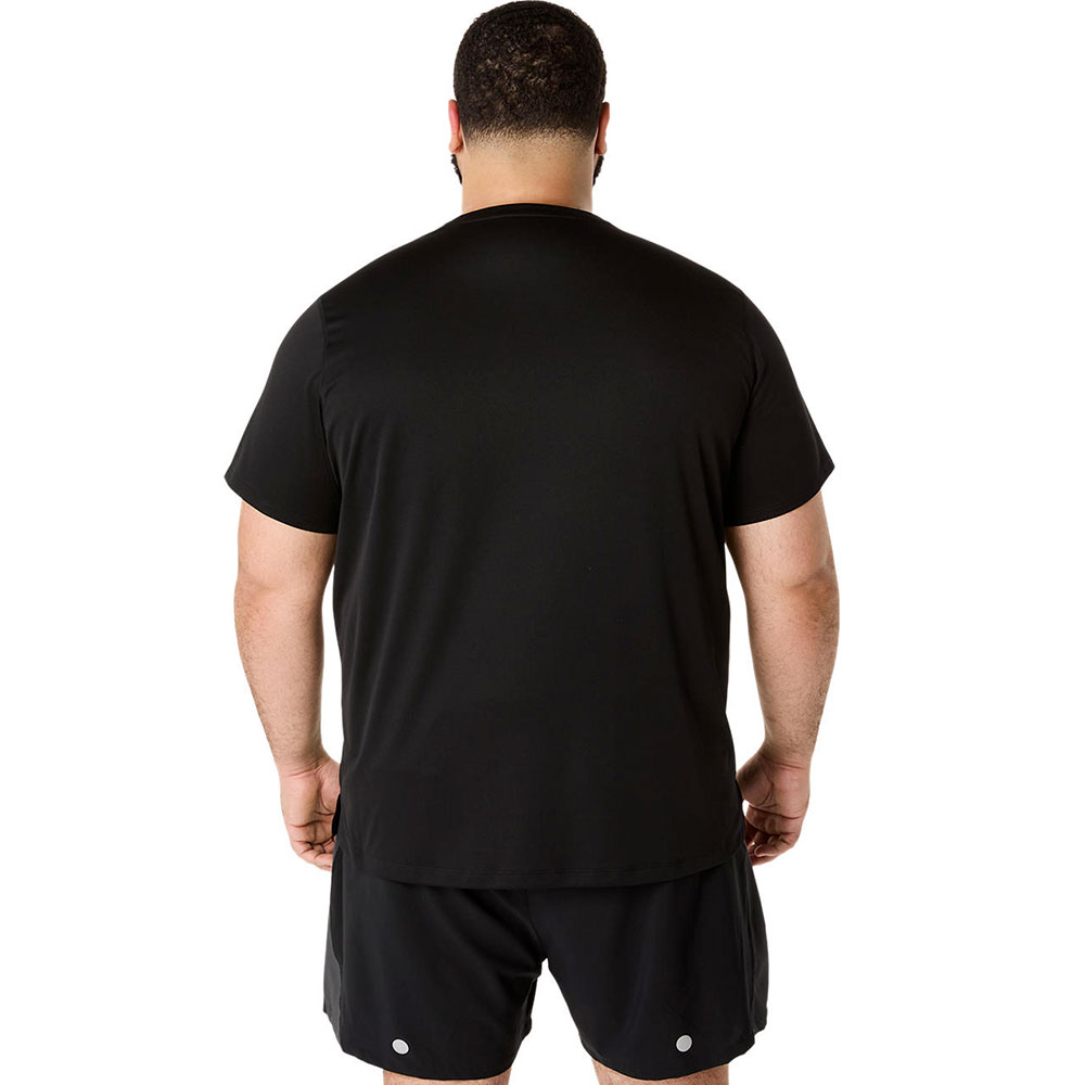 アシックス Tシャツ メンズ 半袖 吸汗速乾 スポーツ トレーニング 運動 シャツ メンズ 半袖 黒 男性用 asics ランニングドライ半袖シャツ 2011d242 爆買 | ASICS | 10