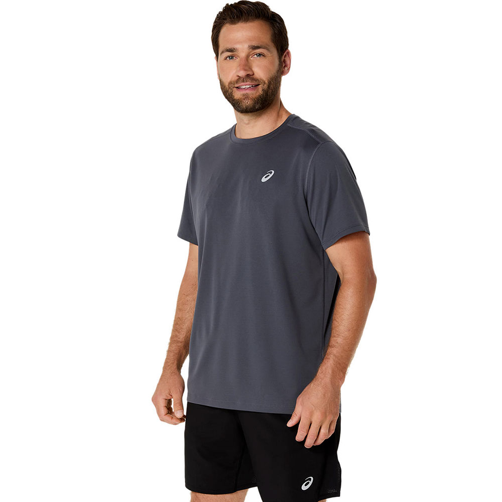 アシックス Tシャツ メンズ 半袖 吸汗速乾 スポーツ トレーニング 運動 シャツ メンズ 半袖 黒 男性用 asics ランニングドライ半袖シャツ 2011d242 爆買 | ASICS | 11