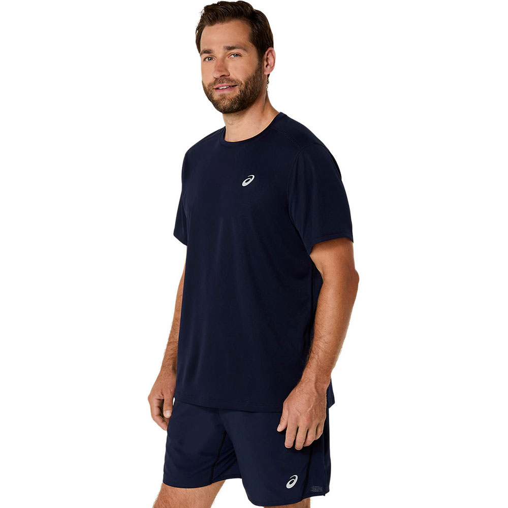 アシックス Tシャツ メンズ 半袖 吸汗速乾 スポーツ トレーニング 運動 シャツ メンズ 半袖 黒 男性用 asics ランニングドライ半袖シャツ 2011d242 爆買 | ASICS | 13