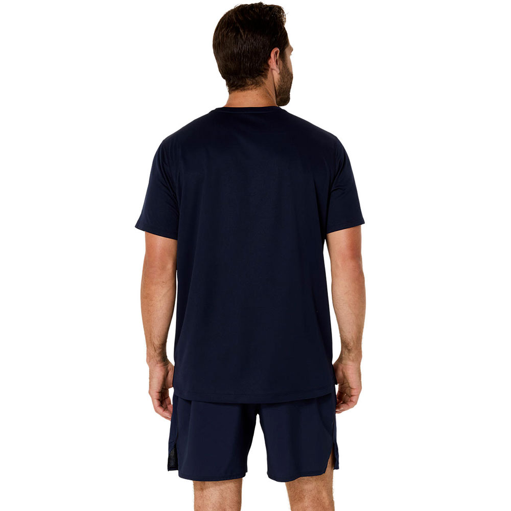 アシックス Tシャツ メンズ 半袖 吸汗速乾 スポーツ トレーニング 運動 シャツ メンズ 半袖 黒 男性用 asics ランニングドライ半袖シャツ 2011d242 爆買 | ASICS | 14