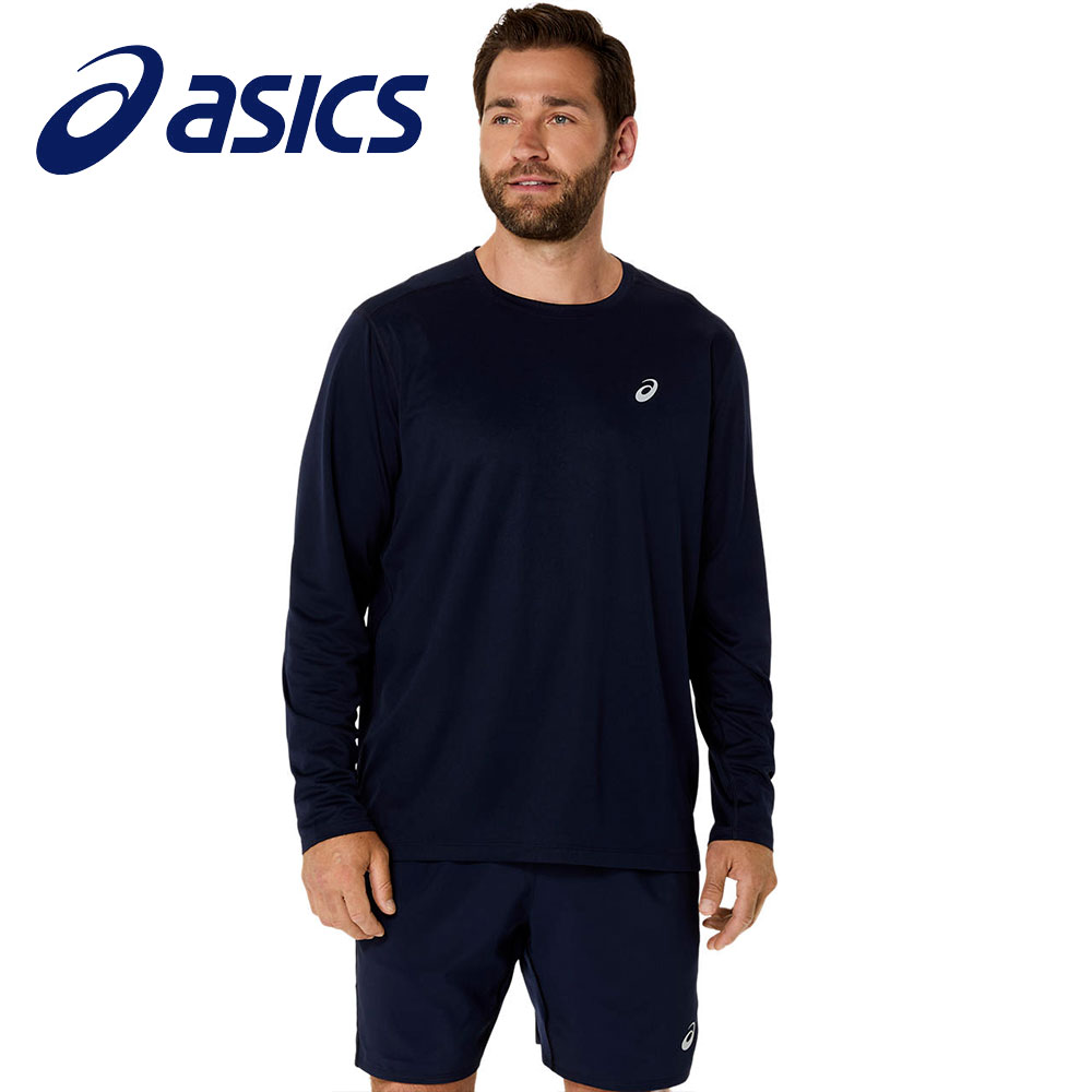 アシックス ランニングウェア メンズ 吸汗速乾 Tシャツ メンズ 長袖シャツ ロンt ロングTシャツ スポーツウェア asics ランニングドライ長袖シャツ 2011d244 | ASICS | 03