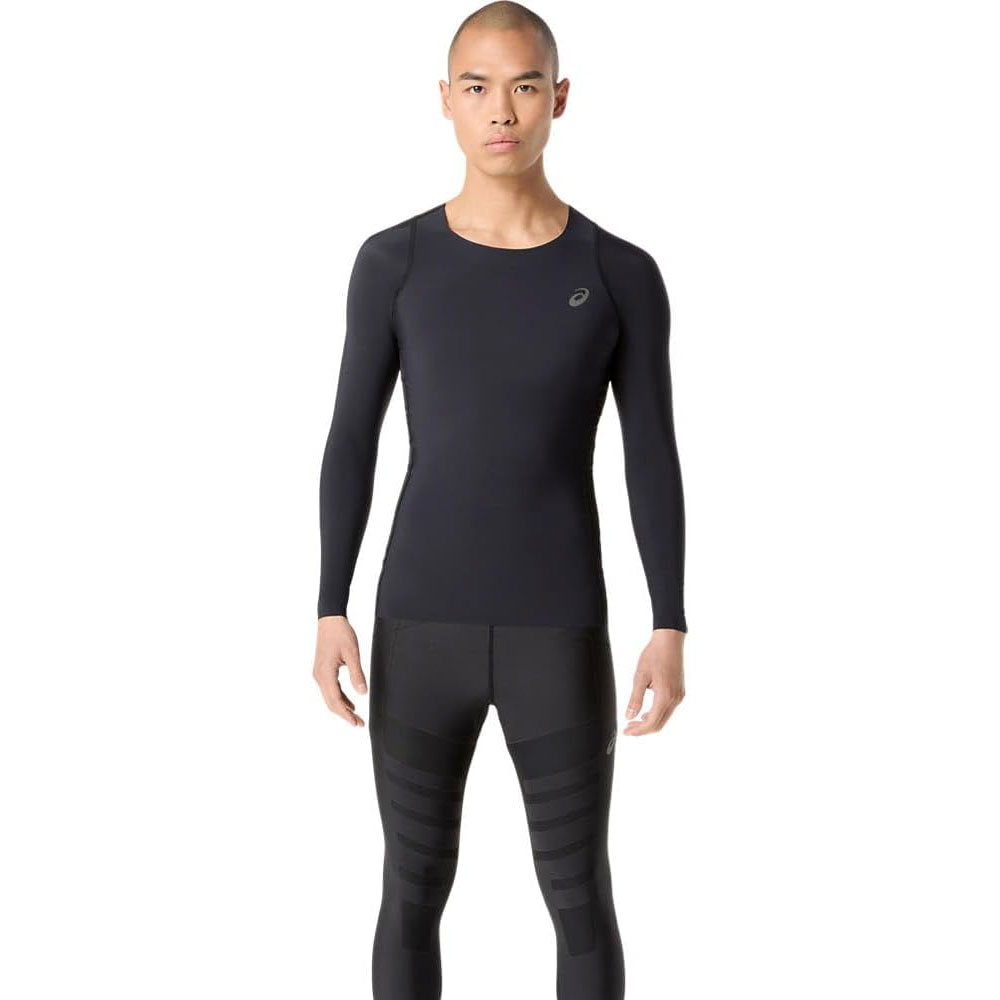 アシックス 長袖 インナーシャツ MOTION MUSCLE SUPPORT 吸汗速乾 ストレッチ シームレス メンズ スポーツ トレーニング asics スタビリティ 2011d269 | ASICS | 03