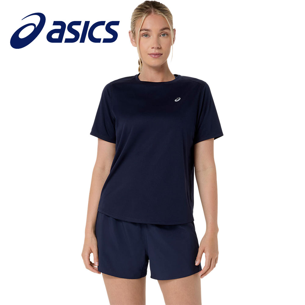 アシックス ランニングシャツ Tシャツ レディース 半袖 スポーツ ウェア 吸汗速乾 ショートスリーブ 軽量 asics ランニング ドライ 半袖シャツ 2012d144 爆買 | ASICS | 03