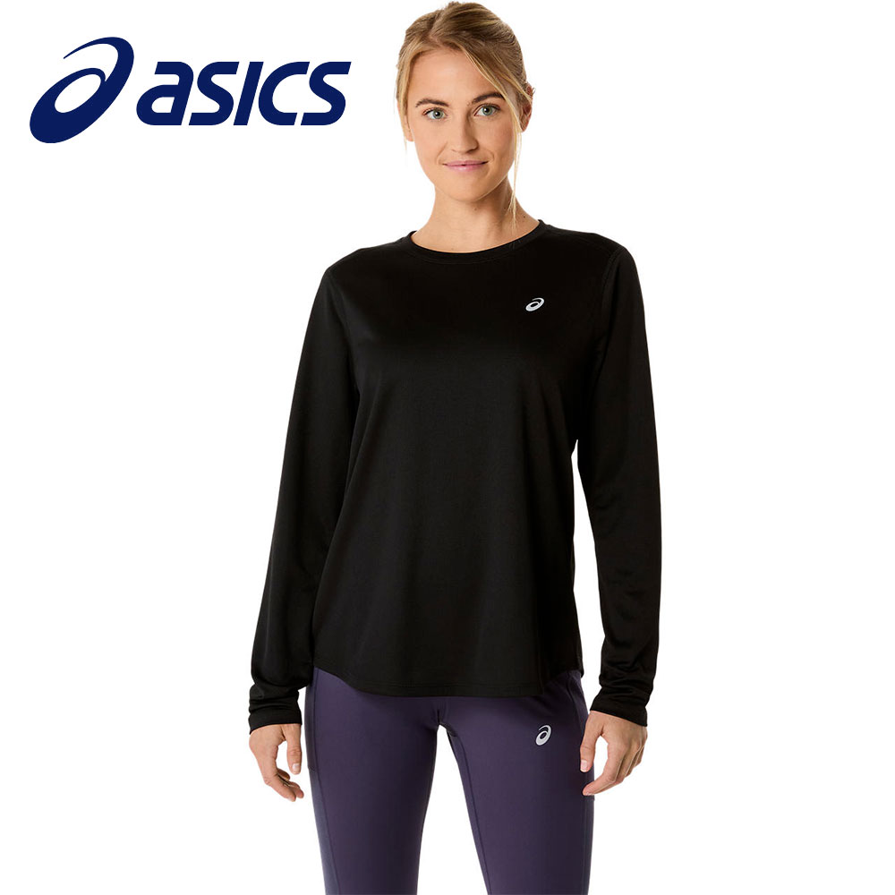 アシックス ランニングシャツ 長袖シャツ レディース ドライ 吸汗速乾 スポーツ ロンT ロングスリーブ Tシャツ asics ランニングドライ長袖シャツ 2012d149 爆買 | ASICS | 01